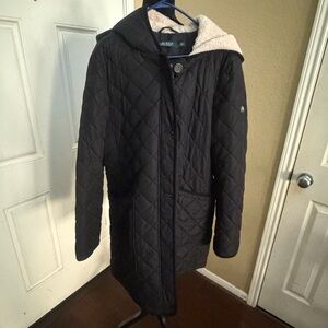 Ralph Lauren Black Quilted Coat